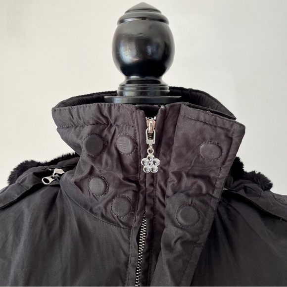 Aritzia TNA Blk Verbier Hooded Parka Coat Size S - Picture 12 of 16